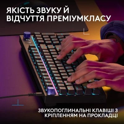 Клавиатура Logitech G316 X TKL USB UA Black (920-014205) - Фото 6 Клавиатура Logitech G316 X TKL USB UA Black (920-014205) - изображение 6