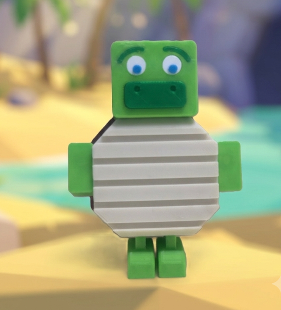 Фигурка Черепахи Тортуга Tortuga из игры Super Bear Adventure Супер Приключения Медведя Пластик 3D печать 85 мм - Фото 1 Фигурка Черепахи Тортуга Tortuga из игры Super Bear Adventure Супер Приключения Медведя Пластик 3D печать 85 мм - изображение 1