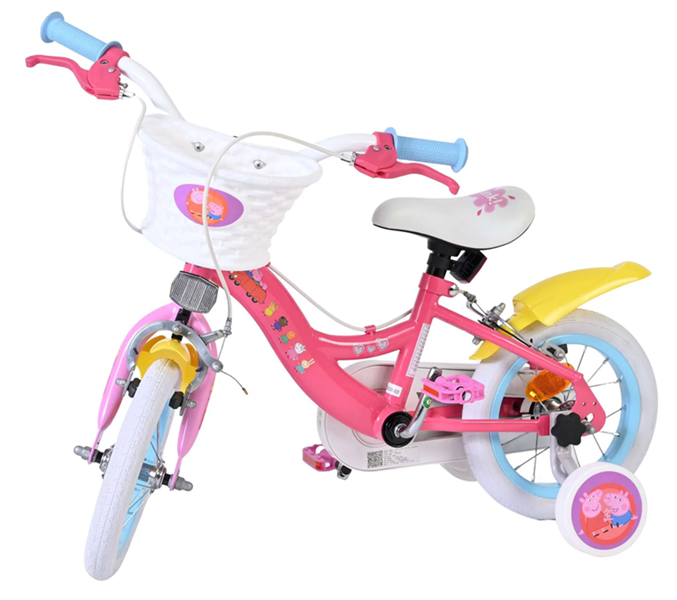 Детский велосипед Volare Peppa Pig 12" Розовый 20537-FW12 05378 (8715347205378) - Фото 5 Детский велосипед Volare Peppa Pig 12" Розовый 20537-FW12 05378 (8715347205378) - изображение 5