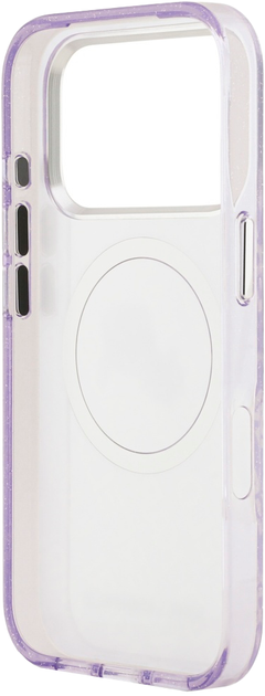 Etui na smartfon Karl Lagerfeld IML Glitter Karl & Choupette Heads Logo MagSafe do Apple iPhone 17 Pro Purple (3666339498917) - obraz 7