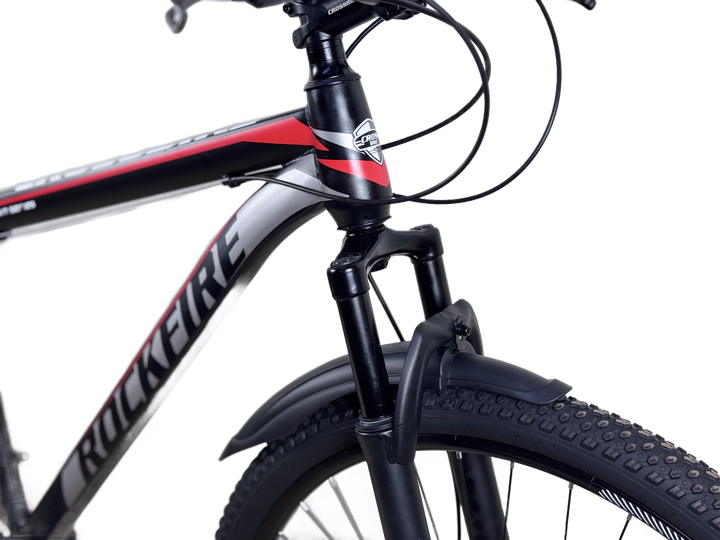 Велосипед CrossBike Rockfire 29" 19" Чорний-Червоний - Фото 4 Велосипед CrossBike Rockfire 29" 19" Чорний-Червоний - зображення 4