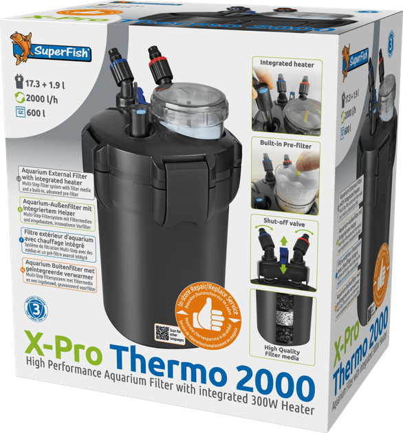 Зовнішній фільтр SF X PRO THERMO 2000 (N7031715) - изображение 2