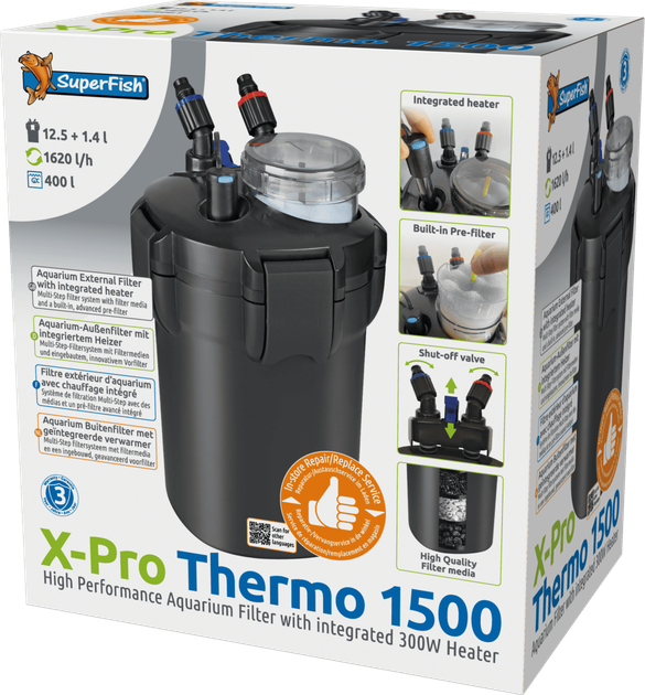 Зовнішній фільтр SF X PRO THERMO 1500 (N7031710) - изображение 2