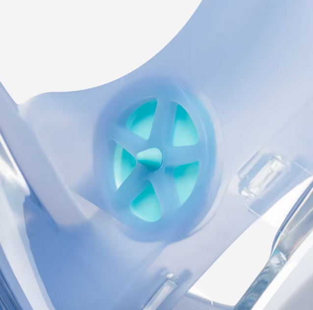 Повнолицьова Дитяча Маска Subea Easybreath Freetalk XS (від 4 до 10 років) для Плавання, Пірнання, Снорклінгу Чиній - зображення 4