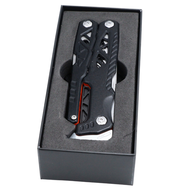 Мультитул JB Tacticals JB-09 17в1 Черный Нож Плоскогубцы Разжигатель Чехол - изображение 9