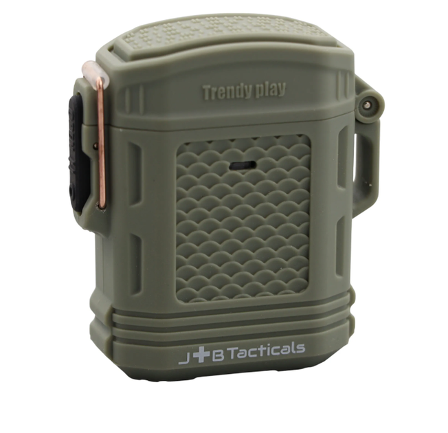 Тактична Плазмова Запальничка з Ліхтариком 220 лм JB Tacticals JB-01 Зелений USB-C Подвійна Дуга Водонепроникний - Фото 4 Тактична Плазмова Запальничка з Ліхтариком 220 лм JB Tacticals JB-01 Зелений USB-C Подвійна Дуга Водонепроникний - зображення 4