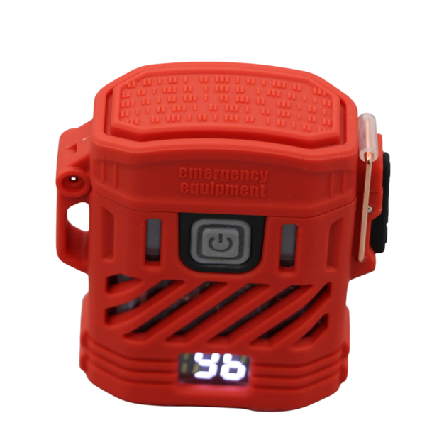 Тактическая Плазменная Зажигалка с Фонариком 220 лм JB Tacticals JB-01 Красный USB-C Двойная Дуга Водонепроницаемый - изображение 8
