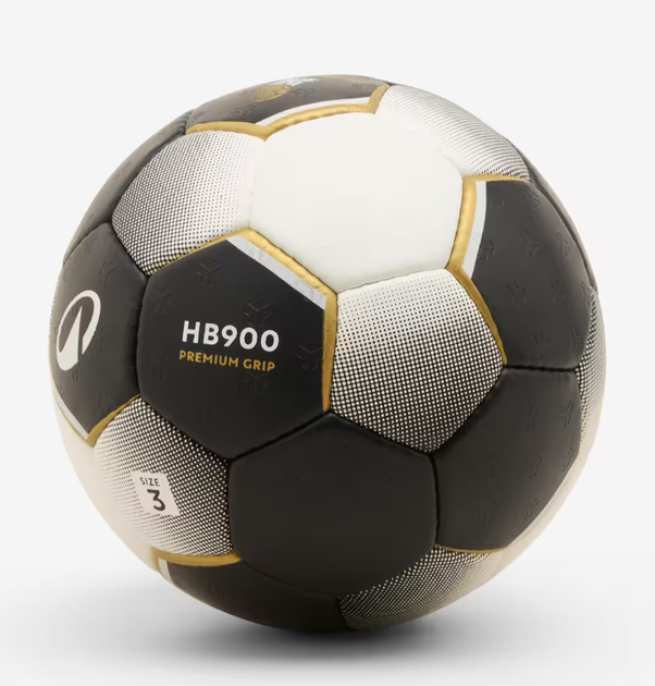 Детский Мяч Гандбольный KIPSTA HB900 Premium Grip №3 Черный - изображение 3