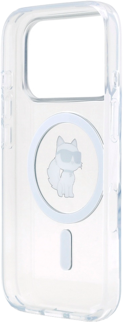 Etui Karl Lagerfeld IML Choupette MagSafe do Apple iPhone 17 Pro Transparent (3666339556440) - obraz 7