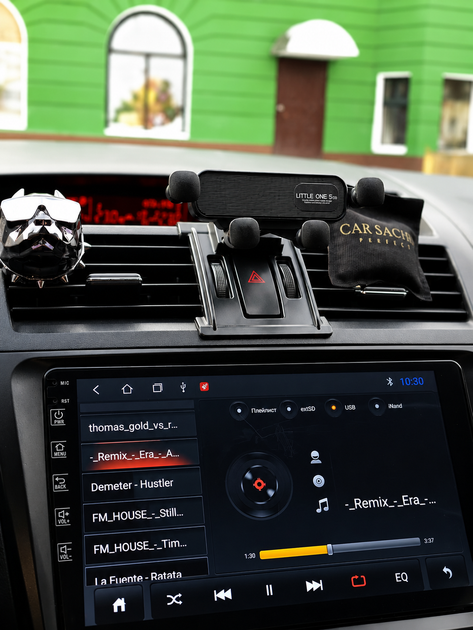 Держатель телефона для Mazda 6 (Комлект: основа для панели Mazda 6 + держатель гравитационный Little One). - изображение 6
