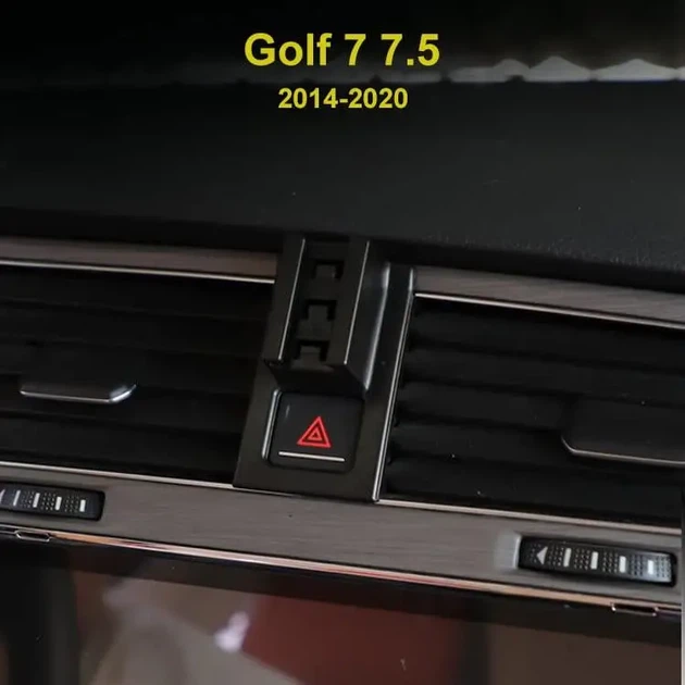 Тримач телефону для Volkswagen Golf MK7 (Комлект: основа для панелі Golf MK7 + тримач HOCO CA94). - зображення 4