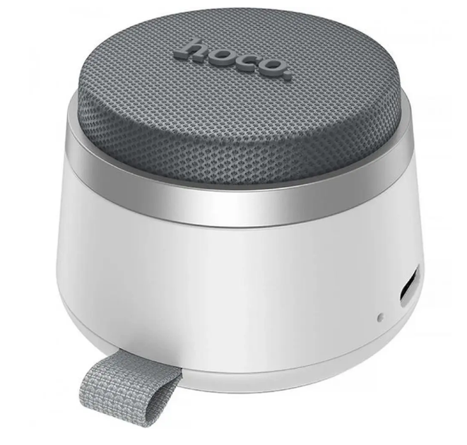 Портативная Bluetooth колонка HOCO HC43 Surpass 3W, магнитная беспроводная акустика Bluetooth 5.4, TWS, FM, TF, IPX4, белая - изображение 2