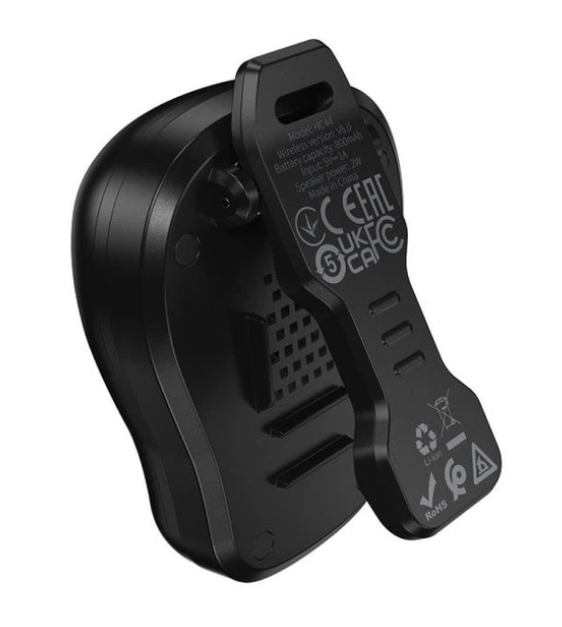 Портативная Bluetooth колонка HOCO HC44 Star 2W, беспроводная акустика Bluetooth 6.0, IPX6, клипса для крепления, чёрная - Фото 2 Портативная Bluetooth колонка HOCO HC44 Star 2W, беспроводная акустика Bluetooth 6.0, IPX6, клипса для крепления, чёрная - изображение 2