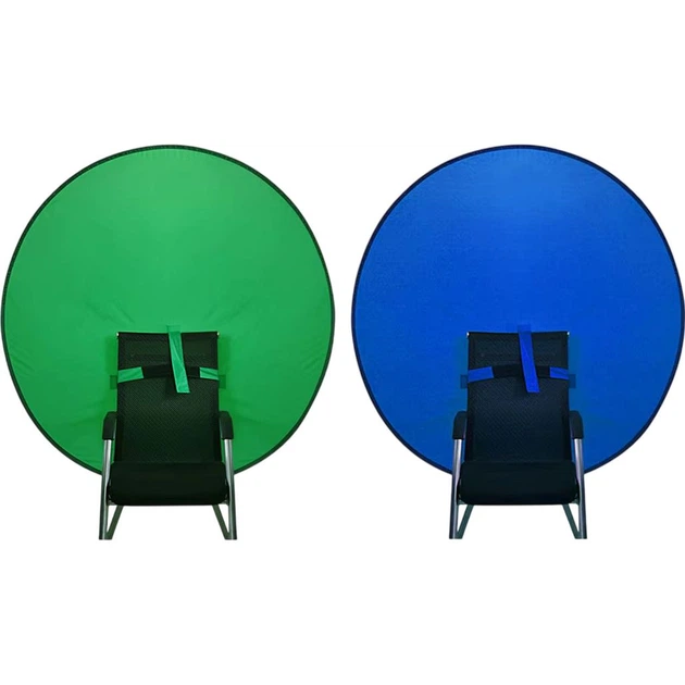Фон хромакей на спинку стула AC Prof 4607 140cm Green/Blue [168767] - изображение 2