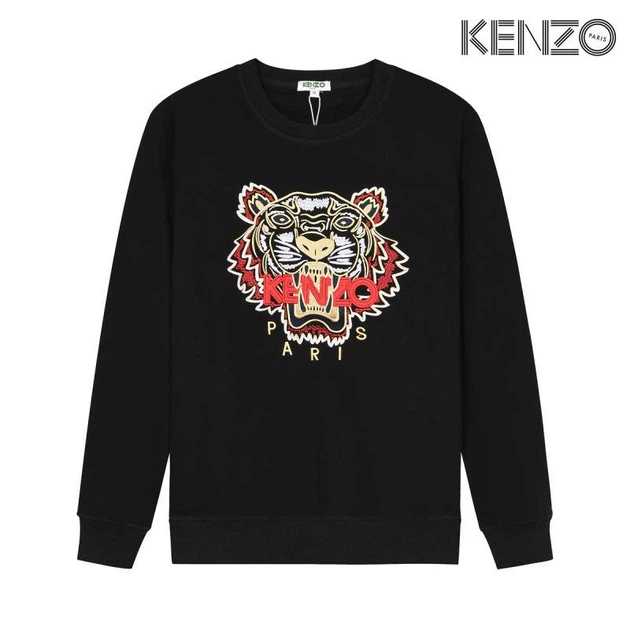 Мужской свитшот KENZO Размер S Черный (SVKZ010) - Фото 1 Мужской свитшот KENZO Размер S Черный (SVKZ010) - изображение 1