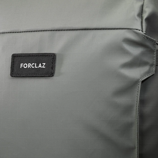 Туристичний Рюкзак FORCLAZ Travel 40л 60 x 32 x 27 см з Дощовиком Сірий - зображення 9