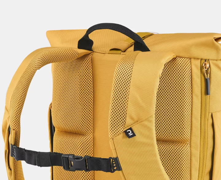 Туристичний Рюкзак QUECHUA NH Escape 500 Rolltop 23л 46 х 28 х 22 см Жовтий - зображення 6