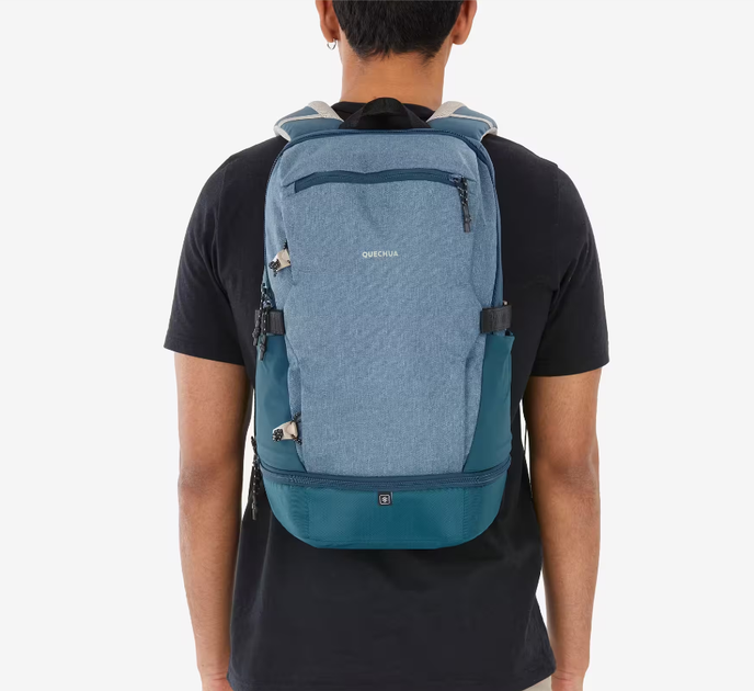 Туристический Рюкзак QUECHUA NH Arpenaz 500 Ice Compartment 20л 45 х 25 х 15 см Бирюзовый Совместимые с Питьевой Системой - изображение 2