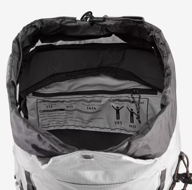 Туристичний Рюкзак QUECHUA MH900 25л 45 х 25 х 15 см Білий Сумісні з Питною Системою - зображення 10