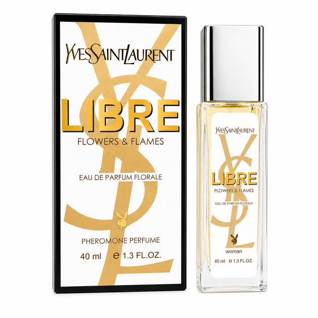 Yves Saint Laurent Libre Flowers & Flames Pheromone Parfum Тестер жіночий 40 мл - Фото 1 Yves Saint Laurent Libre Flowers & Flames Pheromone Parfum Тестер жіночий 40 мл - изображение 1