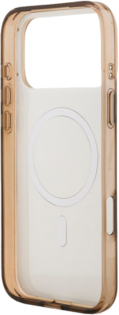 Панель Guess IML Peony 4G Background MagSafe для Apple iPhone 17 Pro Brown (3666339490829) - зображення 7
