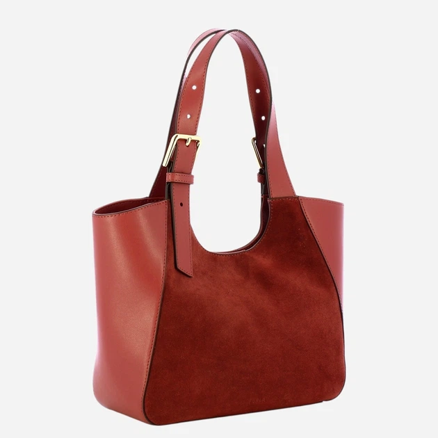 Сумка жіноча з натуральної шкіри середня Furla WB02099BX40184996S1007 Червона (800070360633) - Фото 3 Сумка жіноча з натуральної шкіри середня Furla WB02099BX40184996S1007 Червона (800070360633) - зображення 3