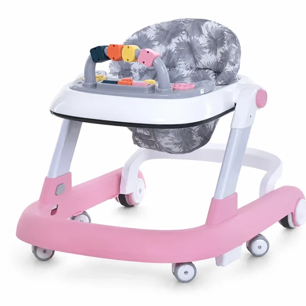 Дитячі ходунки Kidoro LH-805-1 Pink з музично-ігровою панеллю - Фото 2 Дитячі ходунки Kidoro LH-805-1 Pink з музично-ігровою панеллю - изображение 2