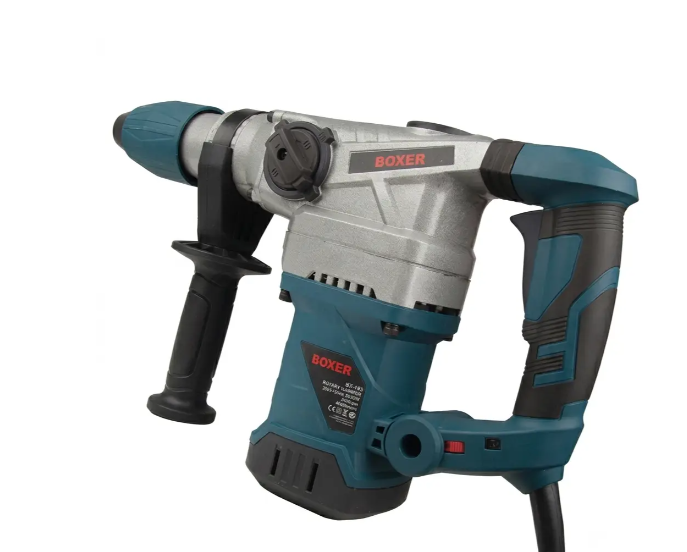 Перфоратор BOXER BX-163 SDS Plus 2950 Вт 5.5 Дж із трьома режимами роботи та комплектом бурів і зубил у кейсі - Фото 7 Перфоратор BOXER BX-163 SDS Plus 2950 Вт 5.5 Дж із трьома режимами роботи та комплектом бурів і зубил у кейсі - зображення 7