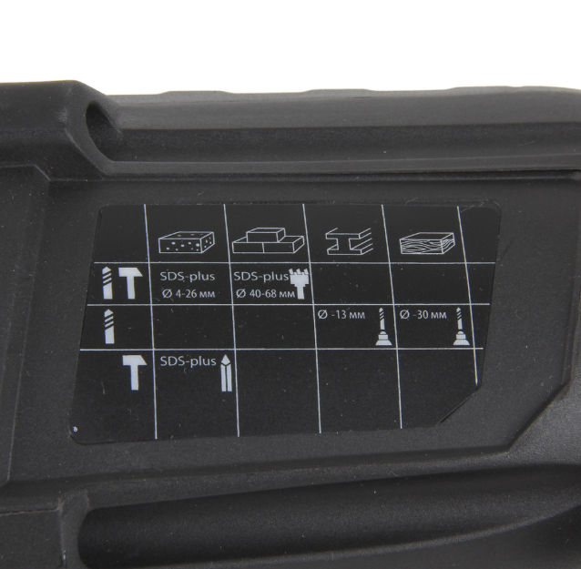 Перфоратор Procraft BH1400 790 Вт SDS Plus с энергией удара 3 Дж тремя режимами работы реверсом и комплектом буров для сверления бетона металла и древесины - изображение 7