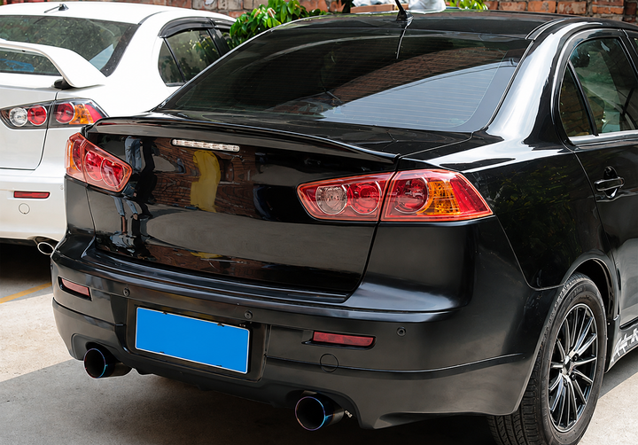 Спойлер лип багажника Lancer X 2007-2015 ABS пластик, цвет черный глянец для Mitsubishi Lancer X 2007-2015 (9464) - Фото 7 Спойлер лип багажника Lancer X 2007-2015 ABS пластик, цвет черный глянец для Mitsubishi Lancer X 2007-2015 (9464) - изображение 7