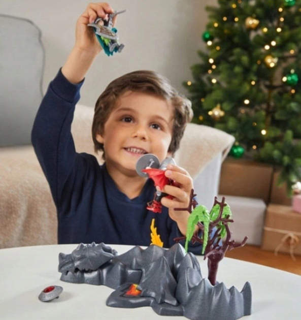 Ігровий набір Playmobil Knights 4147 «Скеля дракона», лицарі з аксесуарами, 27 елементів - Фото 2 Ігровий набір Playmobil Knights 4147 «Скеля дракона», лицарі з аксесуарами, 27 елементів - зображення 2
