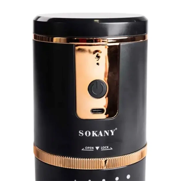 Кавомолка акумуляторна 13 Вт 250 мл для дрібного помолу Sokany SK-04026 - изображение 8