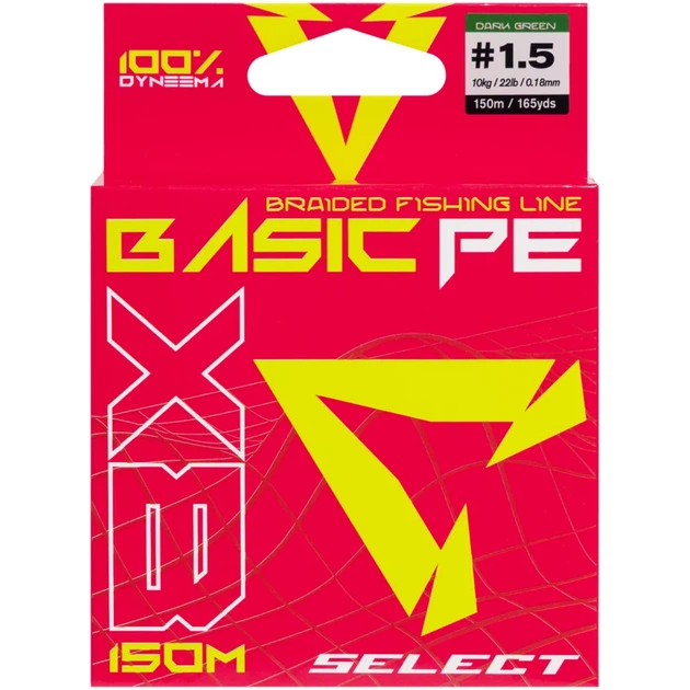 Шнур Select Basic PE 8X Green 150m #1.5/0.18mm 22lb/10kg - зображення 2