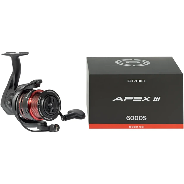 Катушка Brain Apex III Feeder 6000S 5+1BB 4.9:1 - Фото 6 Катушка Brain Apex III Feeder 6000S 5+1BB 4.9:1 - изображение 6