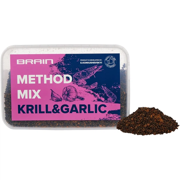 Метод Мікс Brain Krill & Garlic (криль+часник) 400g - Фото 1 Метод Мікс Brain Krill & Garlic (криль+часник) 400g - зображення 1