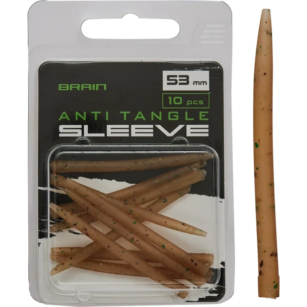 Противозакручиватель Brain Anti Tangle Sleeve 53mm (10 шт/уп) Brown SGXA-CA03-53 - Фото 1 Противозакручиватель Brain Anti Tangle Sleeve 53mm (10 шт/уп) Brown SGXA-CA03-53 - изображение 1