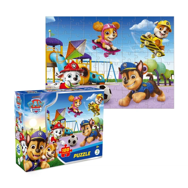 Детский пазл Paw Patrol 100 элементов картон разные цвета - Фото 4 Детский пазл Paw Patrol 100 элементов картон разные цвета - изображение 4