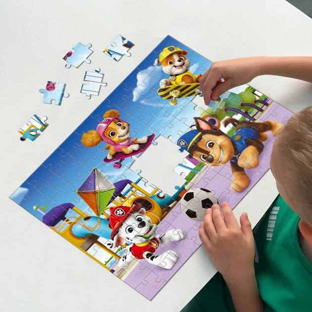 Детский пазл Paw Patrol 100 элементов картон разные цвета - Фото 6 Детский пазл Paw Patrol 100 элементов картон разные цвета - изображение 6