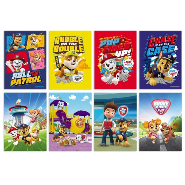 Раскраска "Paw Patrol" рисование водой комбинированная 8 страниц разные цвета - изображение 3