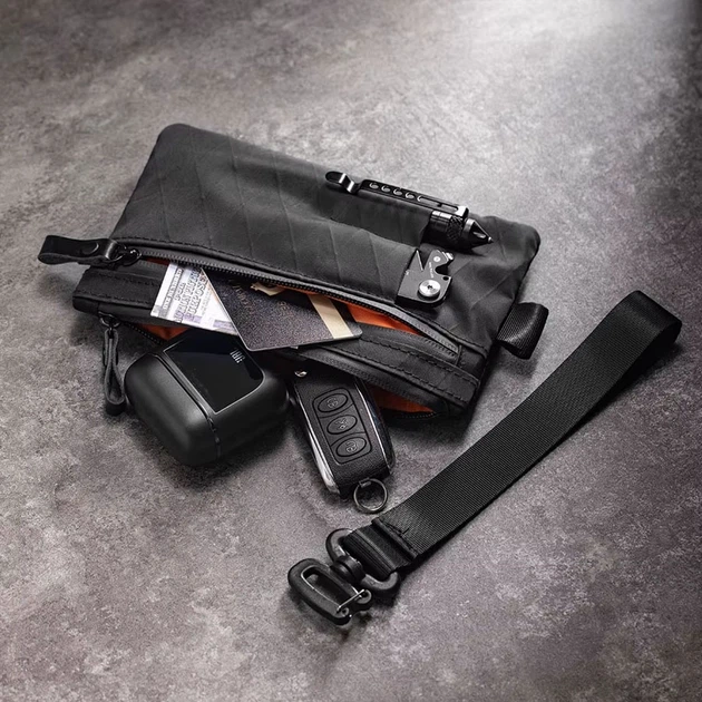 EDC Органайзер поуч гаманець Pouch X-Pac XL з блискавкою YKK для паспорта смартфона (чорний) - Фото 3 EDC Органайзер поуч гаманець Pouch X-Pac XL з блискавкою YKK для паспорта смартфона (чорний) - зображення 3