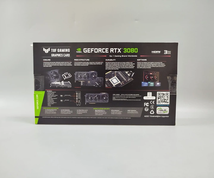 Відеокарта Asus RTX 3080 TUF Gaming OC Edition V2 (10GB/GDDR6X/320bit) TUF-RTX3080-O10G-V2-GAMING БВ - Б/В - зображення 9