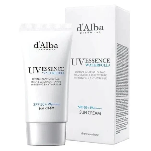 Солнцезащитный крем эссенция D'ALBA Waterfull Essence Sunscreen SPF 50+ PA+++, 50 мл - изображение 5