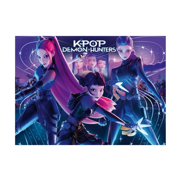 Пазли Ravensburger K-Pop Demon Hunters - 4x100 елементiв 12004757 (4005555047575) - зображення 2