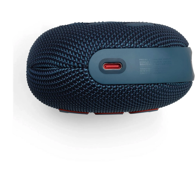 Портативна Bluetooth-колонка JBL Clip 5 IP67 7 Вт з карабіном, синя - зображення 5