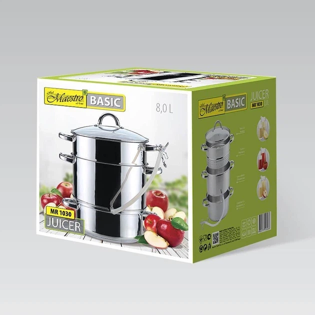 Соковарка 8л Maestro MR-1030 - Фото 2 Соковарка 8л Maestro MR-1030 - зображення 2