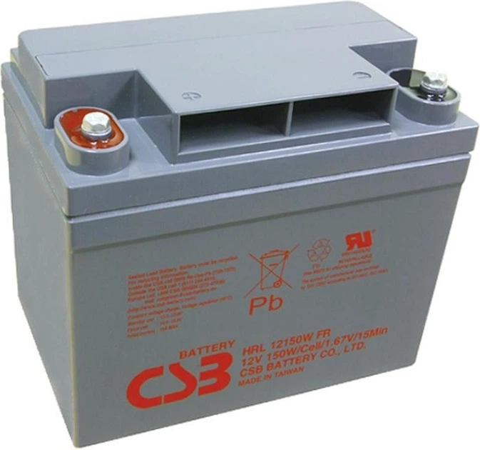 Аккумуляторная батарея CSB HRL12150WFR 12V 38Ah (YT26200) - Фото 2 Аккумуляторная батарея CSB HRL12150WFR 12V 38Ah (YT26200) - изображение 2