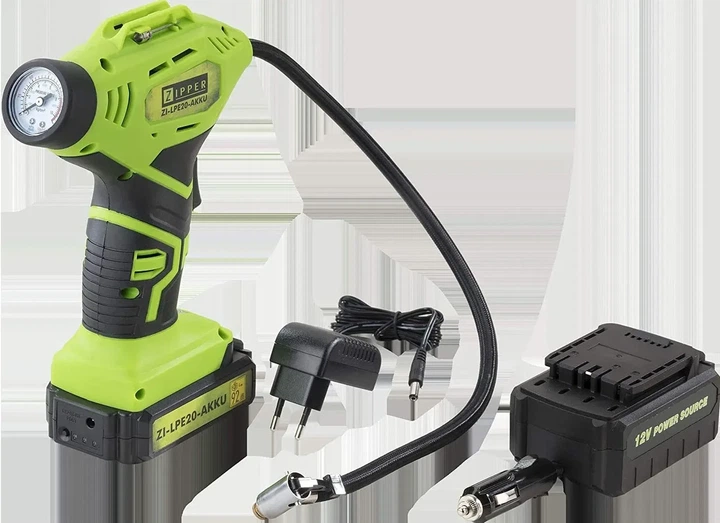 Аккумуляторный насос-компрессор Zipper ZI-LPE20-AKKU - изображение 4