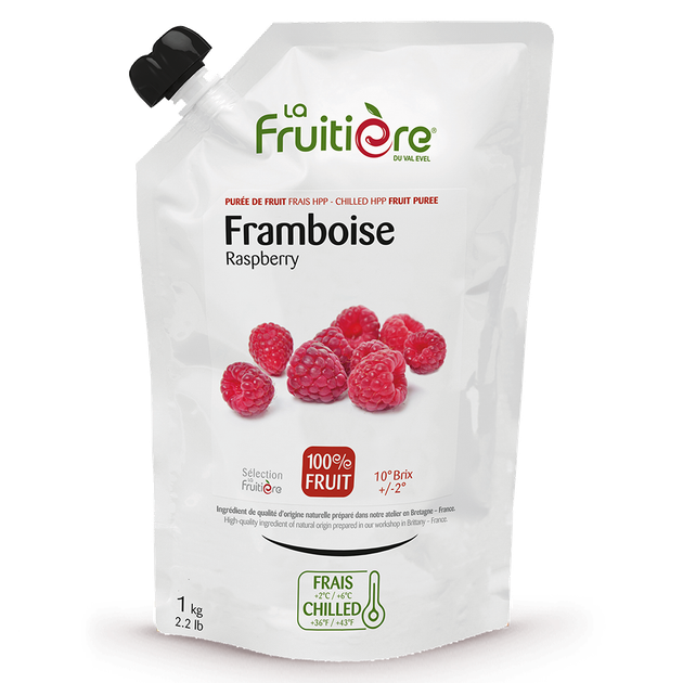 Пюре з малини 100% La Fruitière, 1 кг - Фото 1 Пюре з малини 100% La Fruitière, 1 кг - изображение 1