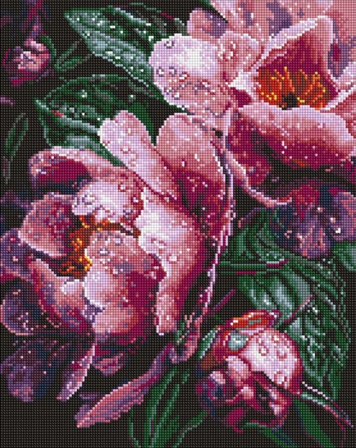 Алмазная мозаика Розовые пионы под дождем ©art_selena_ua 40x50 AMO8363 Идейка - Фото 1 Алмазная мозаика Розовые пионы под дождем ©art_selena_ua 40x50 AMO8363 Идейка - изображение 1