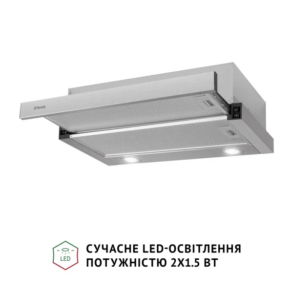 Витяжка Perfelli TL 6622 I 1000 LED - Фото 2 Витяжка Perfelli TL 6622 I 1000 LED - зображення 2